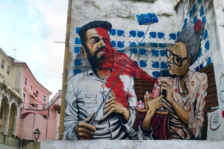 Street Art on Lisbon wall